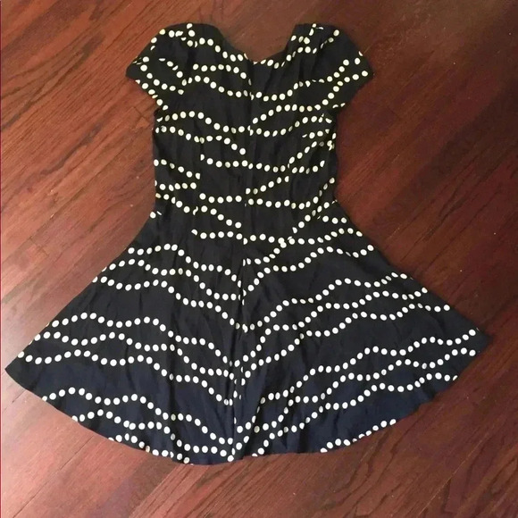 Blue and white patterned Topshop dress - Picture 5 of 5